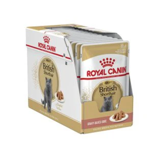 پوچ گربه رویال کنین british adult وزن 85 گرم