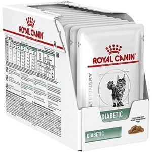 پوچ گربه رویال کنین diabetic cat وزن 85 گرم