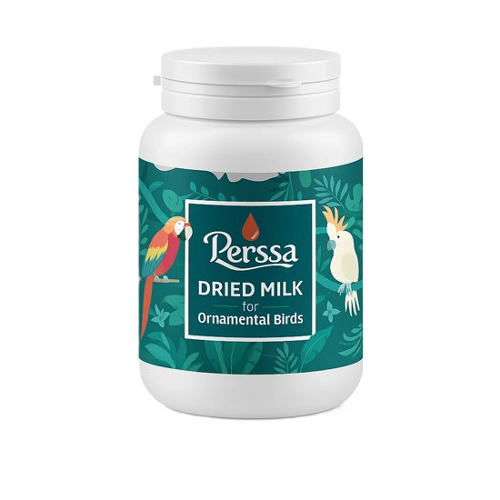 شیرخشک مخصوص پرندگان زینتی بالغ پرسا Milk Powder for Adult Birds وزن 200 گرم
