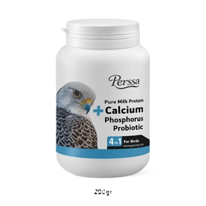پودر کلسیم , پروبیوتیک و پروتین خالص شیر پرسا Calcium, Phosphorus, Probiotics, and Milk Protein وزن 200 گرم